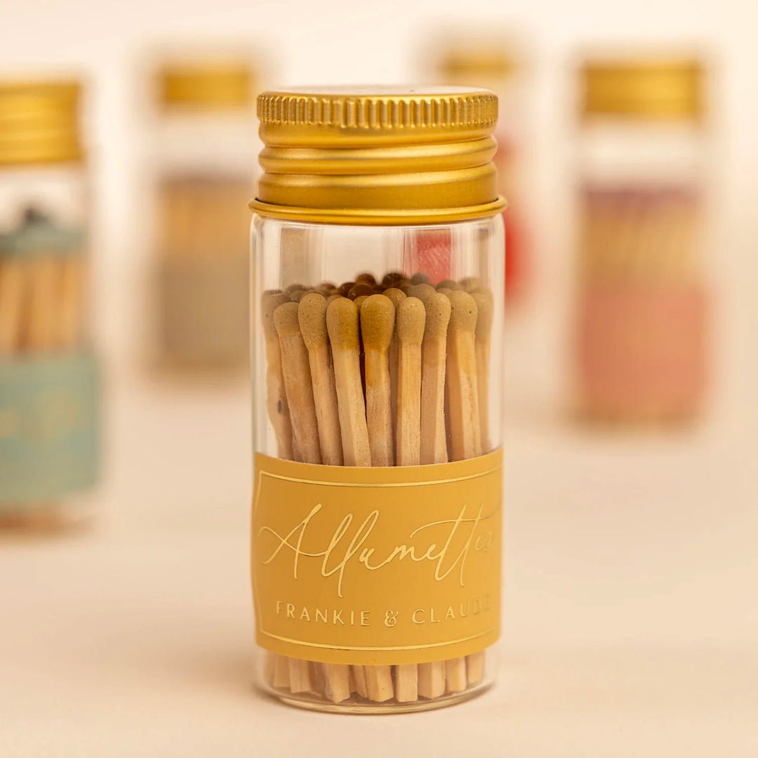 Golden Honey Allumette Match Jar
