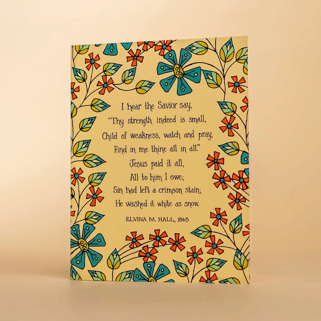 Jesus Paid It All Greeting Card