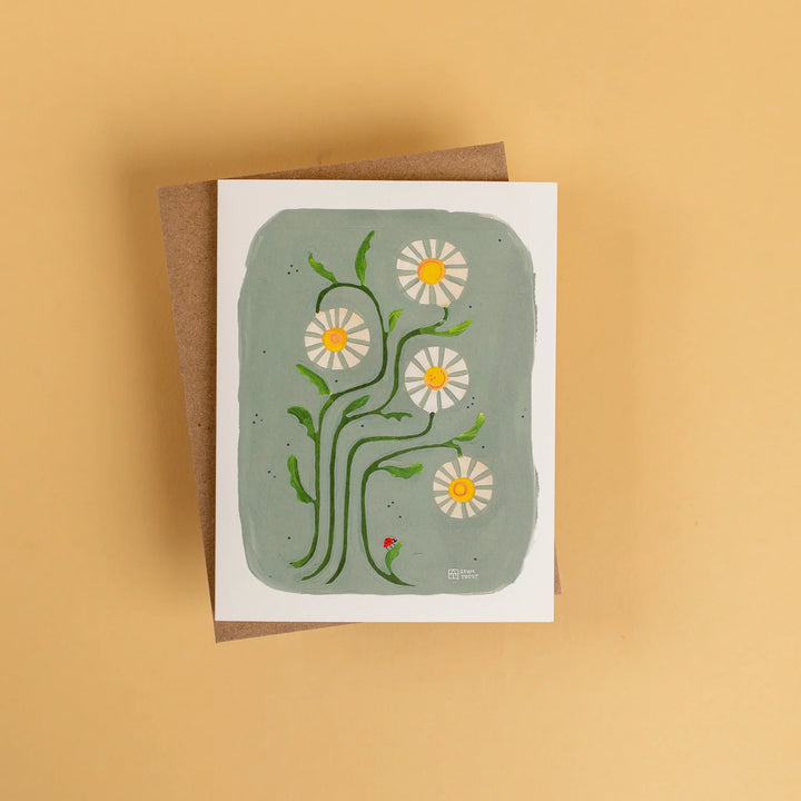 Adam Trest Stationery | Daisies in Blue Card