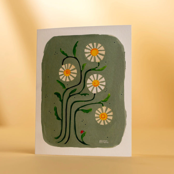 Adam Trest Stationery | Daisies in Blue Card