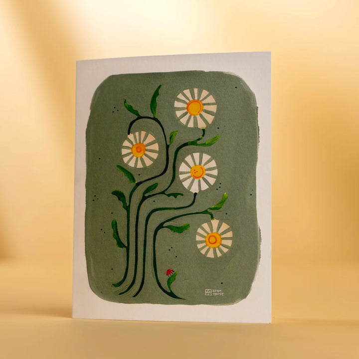Adam Trest Stationery | Daisies in Blue Card