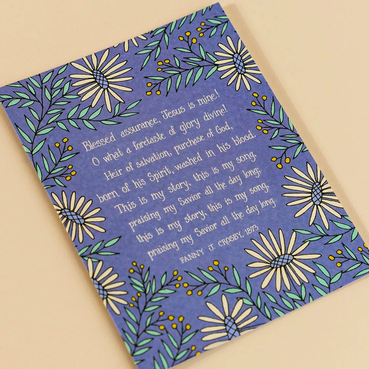 Blessed Assurance Hymn Greeting Card