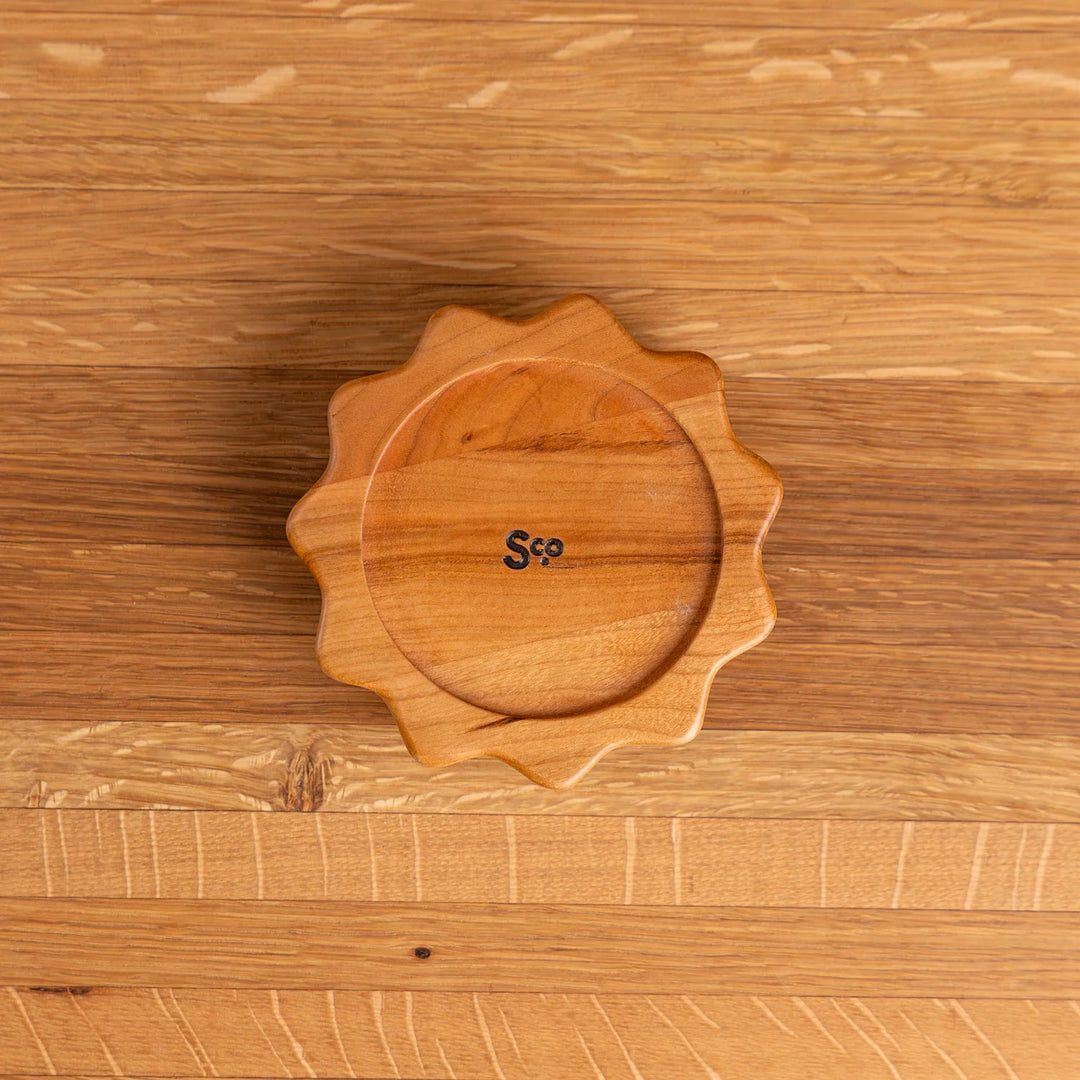 Scalloped Candle Coaster