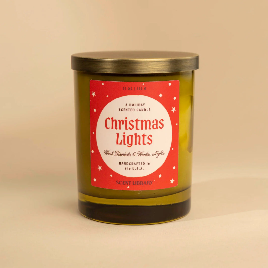Christmas Lights Candle