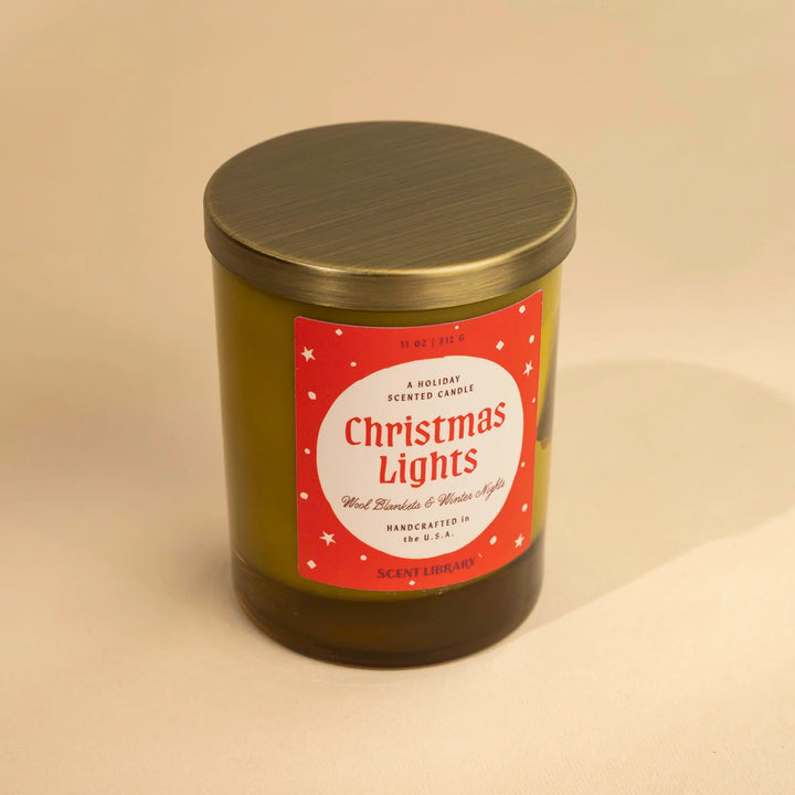 Christmas Lights Candle