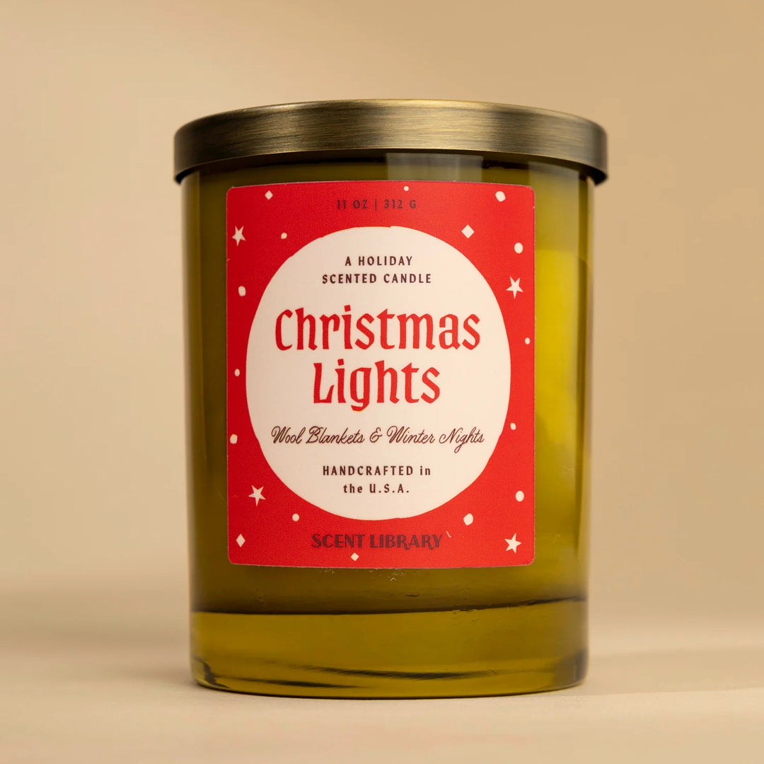 Christmas Lights Candle