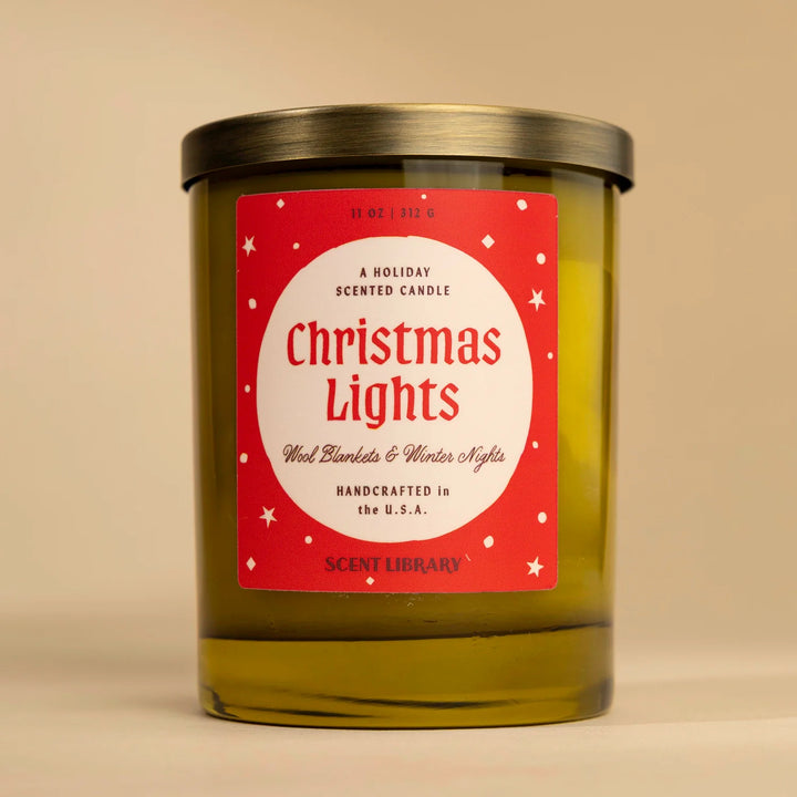 Christmas Lights Candle