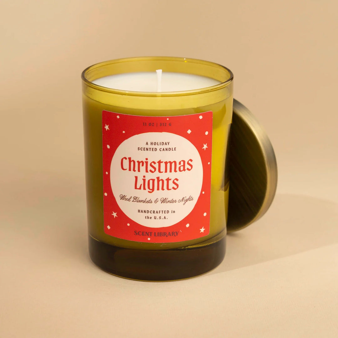 Christmas Lights Candle