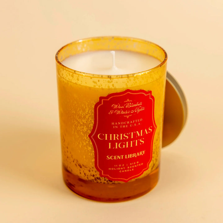 Christmas Lights Candle