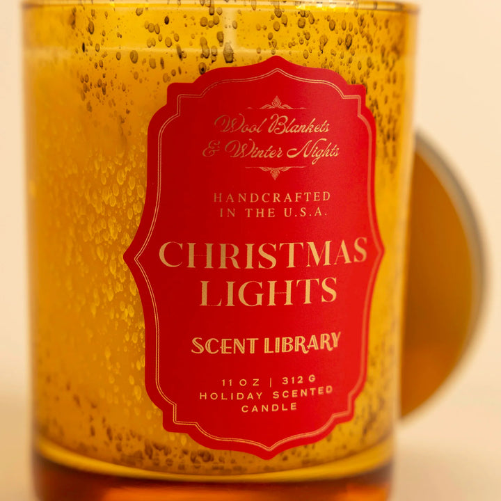 Christmas Lights Candle