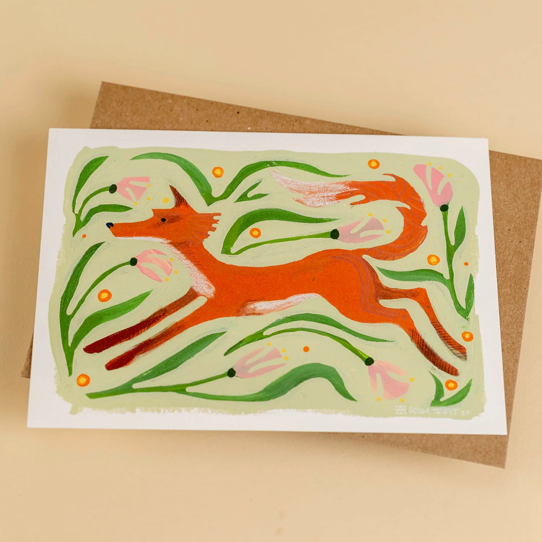 Adam Trest Stationery | Fox Meadow Flat Card