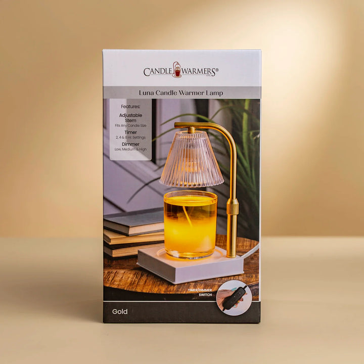 Gold Luna Candle Warmer Lamp