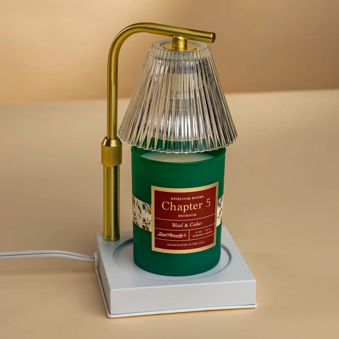 Gold Luna Candle Warmer Lamp