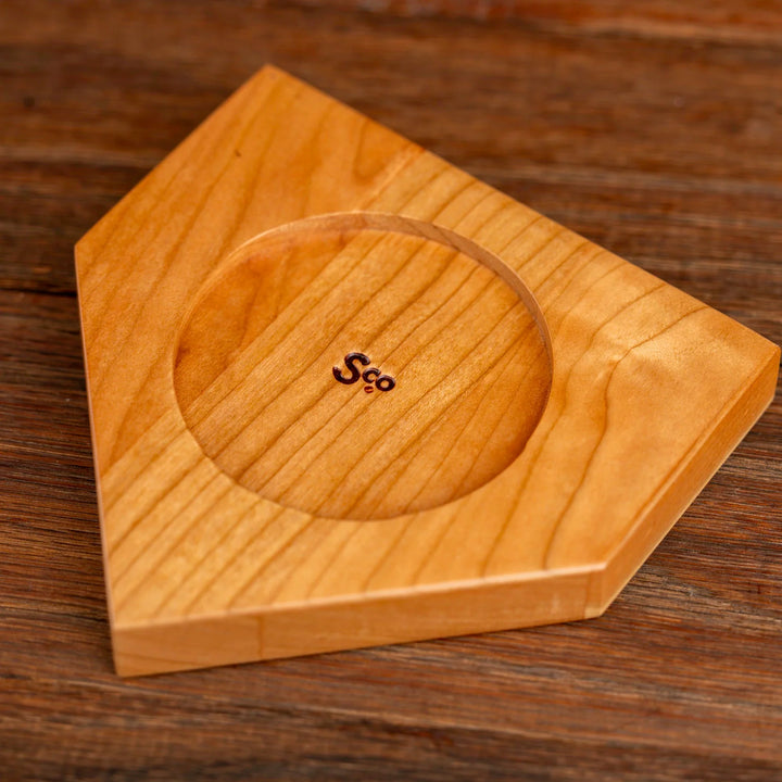 Home Plate Candle Coaster