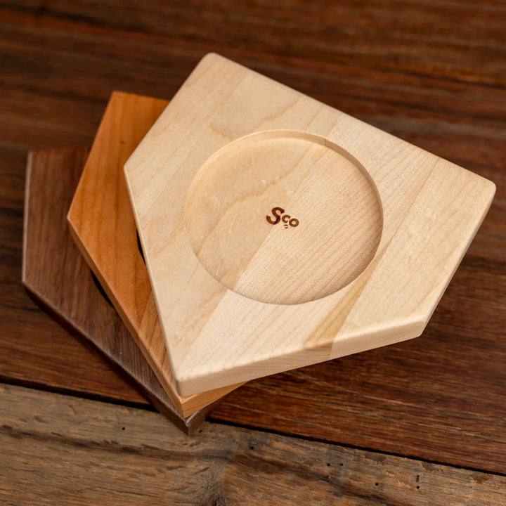 Home Plate Candle Coaster