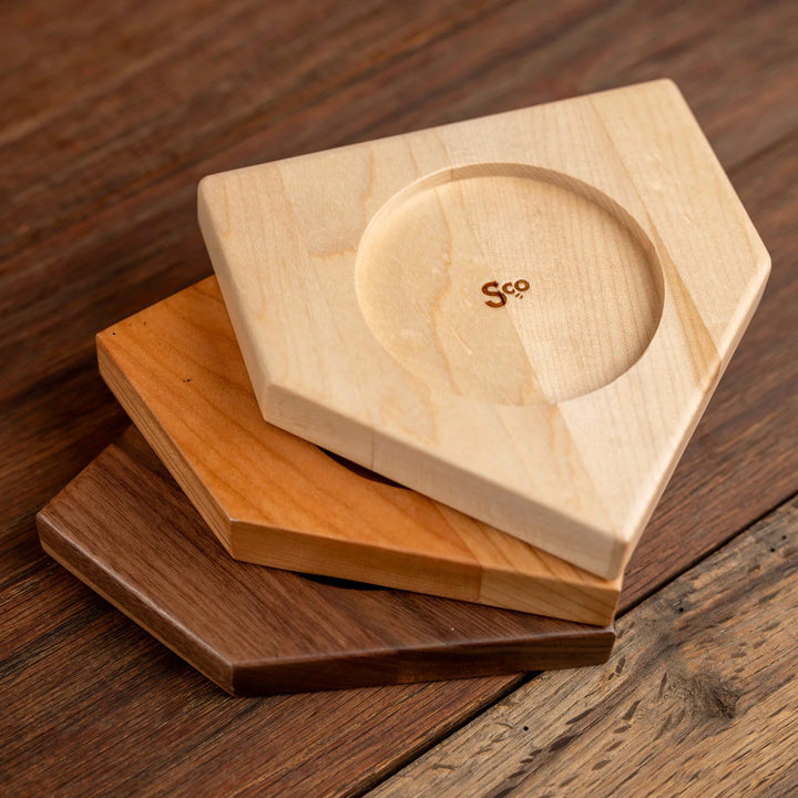 Home Plate Candle Coaster