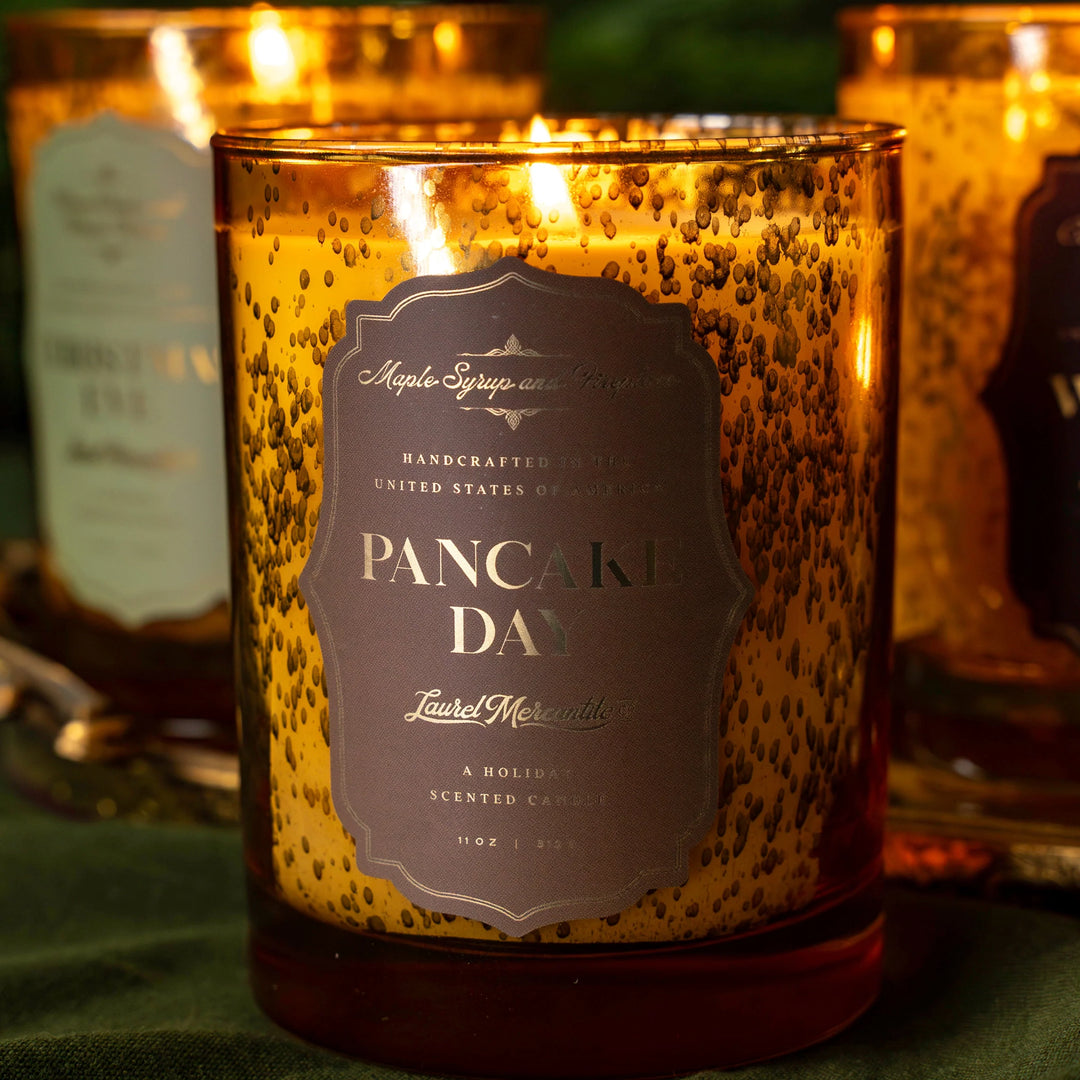 Pancake Day Candle