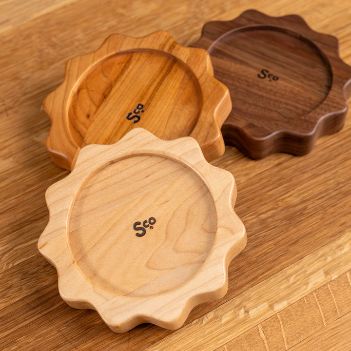 Scalloped Candle Coaster