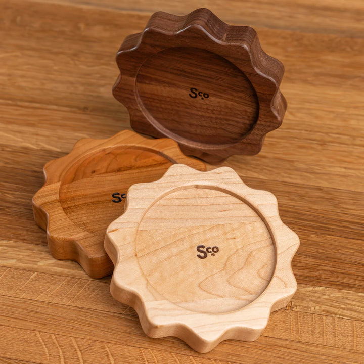 Scalloped Candle Coaster