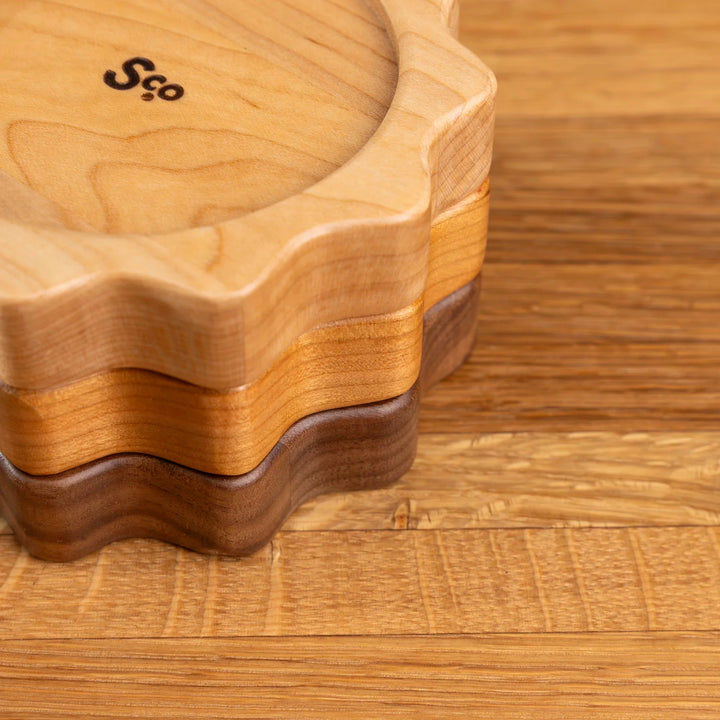 Scalloped Candle Coaster