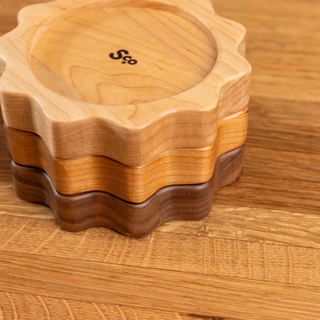 Scalloped Candle Coaster