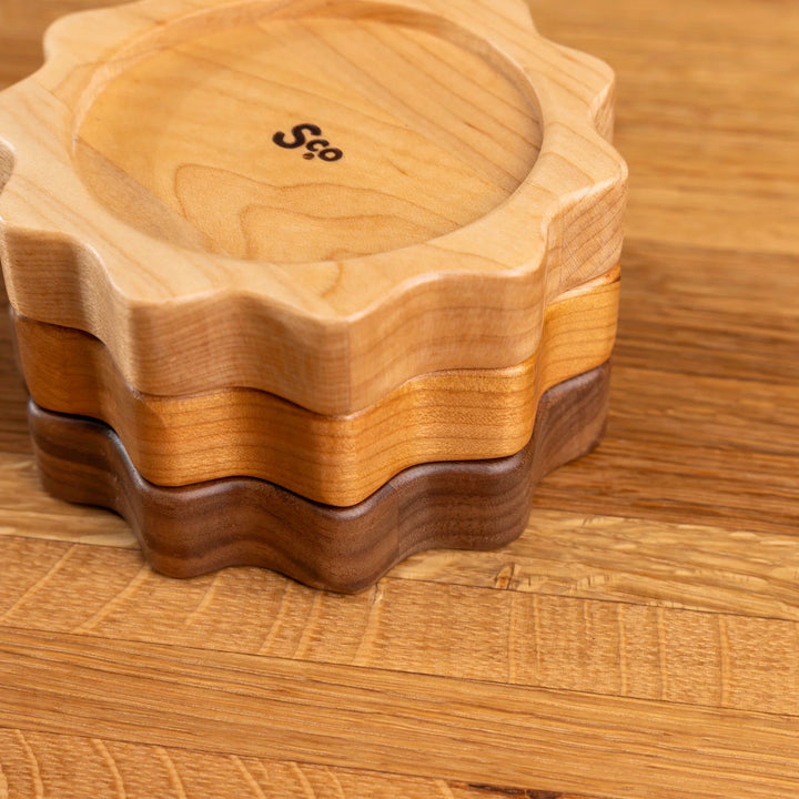 Scalloped Candle Coaster