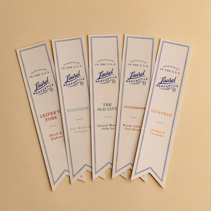 Scented Bookmark - Travel Collection