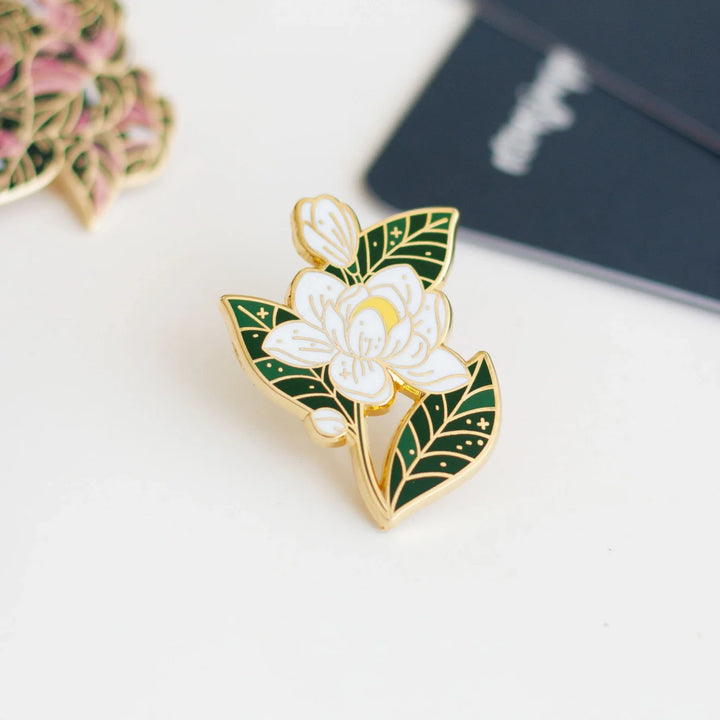 Southern Magnolia Enamel Pin