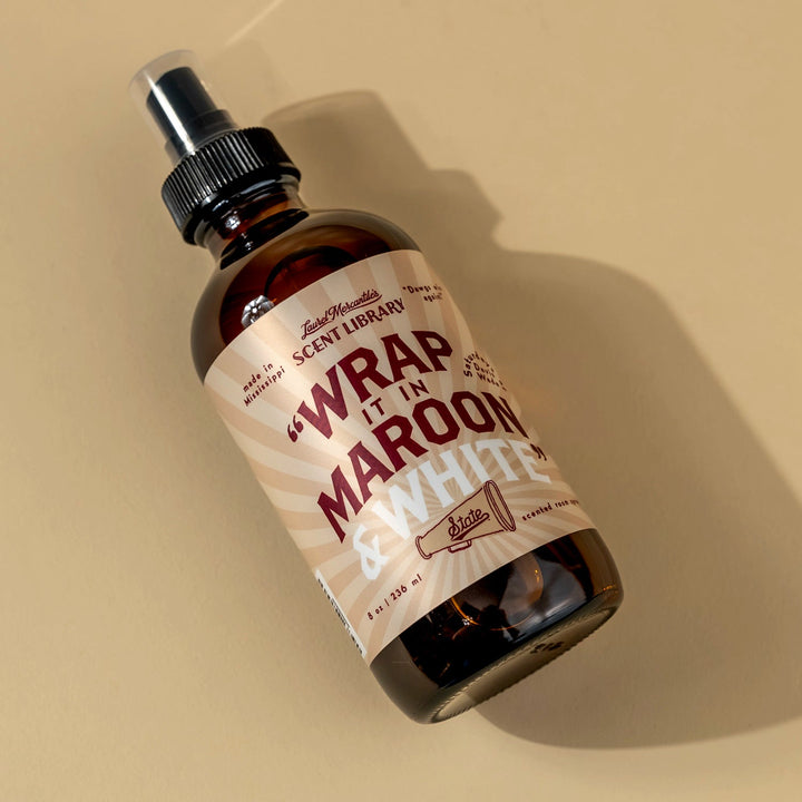 Wrap it in Maroon &amp; White Room Spray