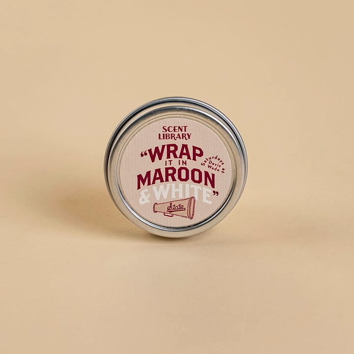 Wrap It In Maroon &amp; White Scent Sample